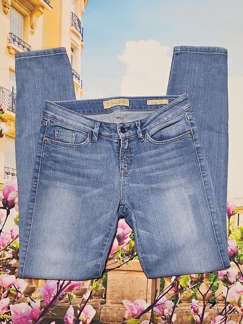 Guess Brittney Light Blue Skinny Jeans Size 28